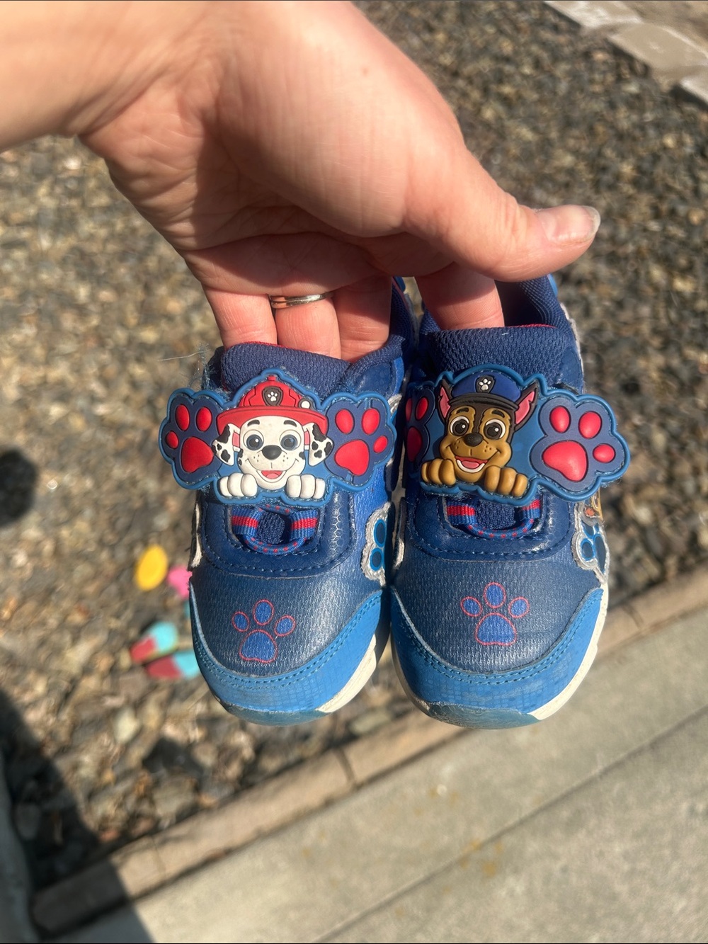 Kids Blue Paw Patrol Light-Up Sneakers